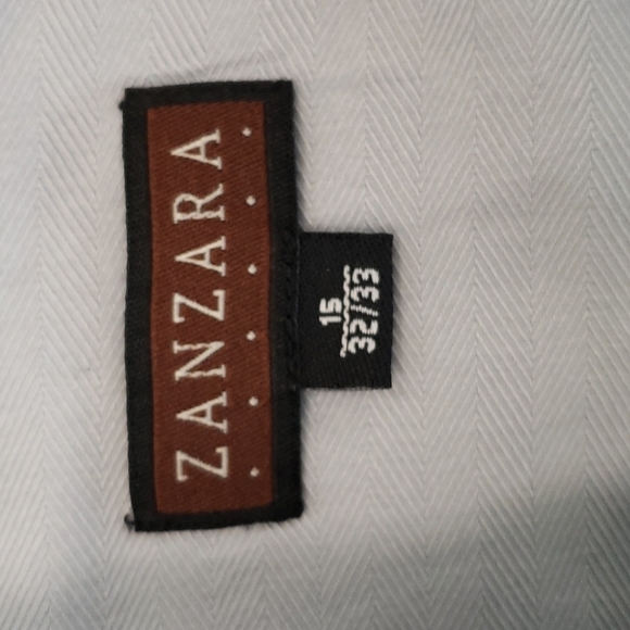 Mens Blue Button Down Collar Dress Shirt - Picture 2 of 7